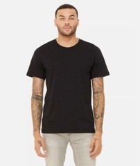 Bella + Canvas Unisex Short-Sleeve Cotton Jersey Black Small T-Shirt 3001C