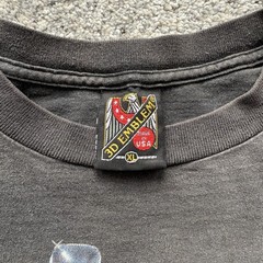 Vintage 80s 3D Emblem ‘Put Your Ass In Some Class’ Motorcycle Graphic Tshirt’