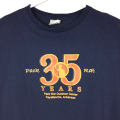 Fayettechill Pack Rat Outfitters Graphic Tee Mens Large L 35 Years Shirt 40 in