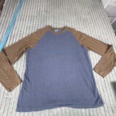 2 Pc Lot Austin Clothing Co Men’s Large Long Sleeve T-shirt Raglan Classic Fit