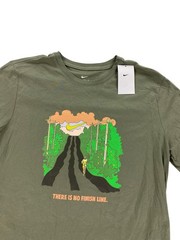 NEW Nike No Finish Line Running T Shirt Tee Green Mens Size XL HJ3678-320