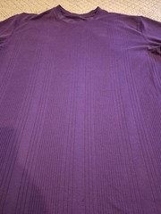 Claiborne Men’s XLT Tall Purple Crew Neck T-Shirt Textured