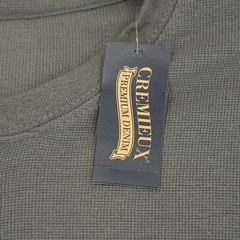 Cremieux Men’s Long Sleeve Henley Shirt XXL Gray Solid NWT
