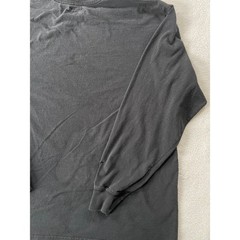 Carhartt Mens Large Long Sleeve T-Shirt Black K231 Loose Fit Arm Logo Spellout