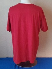 Disney Parks Mickey Mouse Shirt Adult Large Red Front Graphic Crew Neck