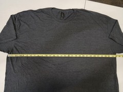 Gildan Men’s Softstyle CVC Stylish Casual Plain T-Shirt Black Mist Size 4X Only