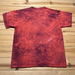 Vintage 1997 Native American Eagle Wolf Creek Indian Village Tie Dye Shirt Large