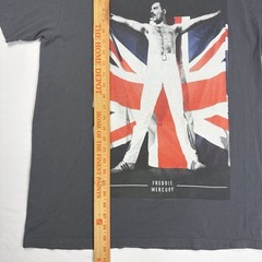 Freddie Mercury Queen T Shirt Mens L Union Jack Graphic Band Tee