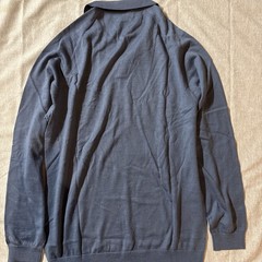 Extra Fine Merino Wool Polo In AirfoceBlue XL-Brand Tailored Athlete