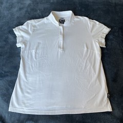 Adidas Climate Stretch Short Sleeve 1/4 Zip White Shirt XL