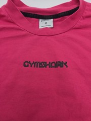 Gymshark Lifting T-Shirt Men M Pink Graphic Cotton Tee.#45210