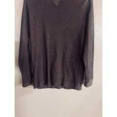 Authentic Quality Cactus Original Brand Mens L Grey Long Sleeve Waffle Shirt