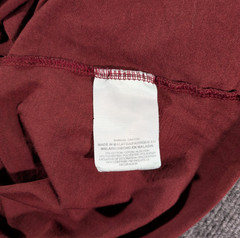 Nike AOP Shirt Mens XL Maroon Dri-Fit Spell Out All Over Print Short Sleeve