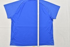 The Foundry Supply Co Men’s Size 4XL Blue Performance Tee Short Sleeve Raglan