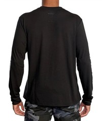 $40 RVCA Men’s Black T-Shirt Long Sleeves Regular Fit Size M