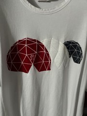 Rare MONCLER Tri Color Print T-Shirt 2XL – $795