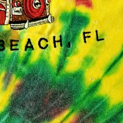 Vintage Florida Tie Dye T Shirt Mens L Woody Wagon Car Surfboard Bradenton Beach