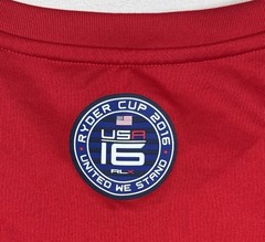 RLX Ralph Lauren Shirt Mens M Ryder Cup 2016 Red USA Performance Golf t-Shirt