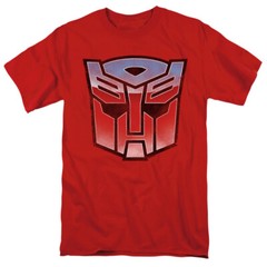 The Transformers Vintage Autobot Logo Red Licensed Adult T-Shirt