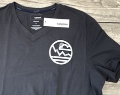 2018 Sonoma Flexwear Skyline Stretch Breathable Soft Touch Tee T-Shirt Sz Large