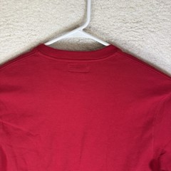 Polo Ralph Lauren Thermal Shirt Mens XL Red Waffle Knit Long Sleeve White Pony