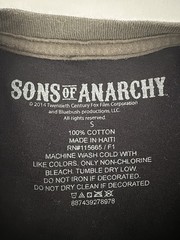 Sons of Anarchy Redwood Reaper Outlaw Motorcycle Club Adult Tshirt S