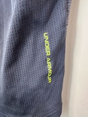 Under Armour Lightweight Breathable Gray Run Tee with High Visibility Accents
