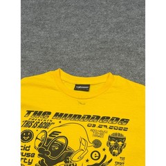 The Hundreds Acid House Party Graphic T-Shirt Yellow Mens XL Streetwear 2022