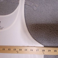 BP Mens Tank Top Shirt White Scoop Neck Sleeveless Ribbed Undershirt XXL New