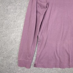 Brooks Brothers Mens Supima Cotton Mock Neck Performance Knit Shirt Purple M