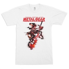 Metal Gear Solid T-shirts, Unisex Game T-shirt, Vintage Short Sleeve Crewneck