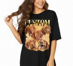 Custom Cotton Photo T-Shirt Personalized Kids Collage Family Gift