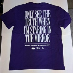 OVO x Batman The Joker Mirror T-Shirt (Small) October’s Very Own Purple Drake DC