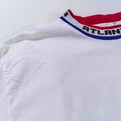 Vintage 1996 Olympics Soccer Shirt Large Final Kick To Athens Georgia Tee 90s