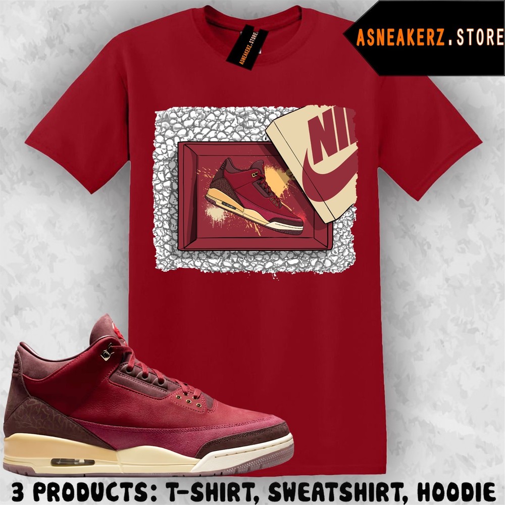Tee Shirt Matching AJ 3 Bin23 Bin 23 2026 To Match Sneaker Shoebox 3s T-Shirt