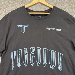 Takedown T-Shirt Men’s XL Short Sleeve Black MMA UFC BJJ Fighting