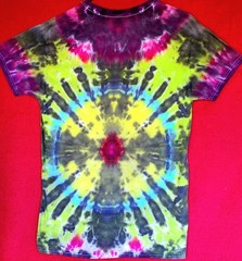 HANES SIZE MEDIUM 100% Cotton Tye Dyed Shirt Pre-washed WON’T FADE VERY SOFT