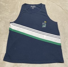 Chubbies Tank Top Men’s 2XL Blue Sailboat Sleeveless Skys Out Thighs Out Beach