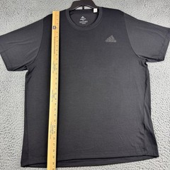 adidas T-Shirt Men’s XL Freelift Short Sleeve Logo Tee Crewneck Climalite Black