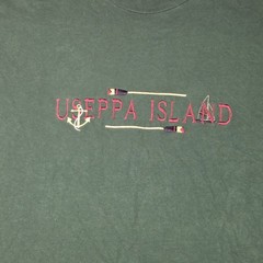 Vintage Useppa Island T-Shirt Men’s XL Green Top Threads Single Stitch USA Made