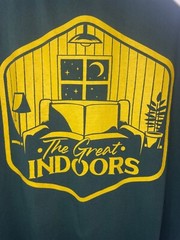 Sadire The Great Indoors Crew Neck Short Sleeve T Shirt Green Mens Size XL