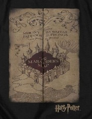 Harry Potter “Marauder’s Map” T-Shirt or Sleeveless Tank – through 6X