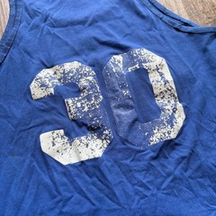 Vintage 1980s Blue NBA Washington Bullets #30 Jersey