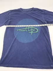Reel Life T-Shirt Men Medium Blue..#18358