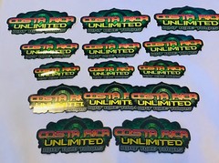 Costa Rica Unlimited #CRUcrew Swag Pack (Hat, Shirt, Magnets, Stickers)