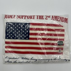 VTG Cabela’s Men’s XL USA Flag 2nd Amendment Graphic T-Shirt White Patriotic NWT