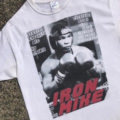 Mike Tyson Iron Mike Kid Dynamite Graphic Boxing White T shirt Unisex NH27536