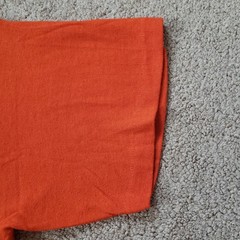 Vintage 70s Maxwell Radiation Funk Three Mile Island Medium Mens Orange T-Shirt