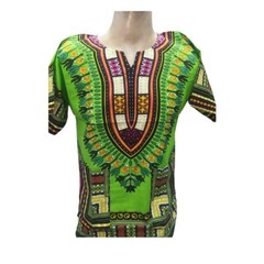 #1 Best Quality Unisex African Bright Dashiki 100%Cotton Shirt Variety Colors.