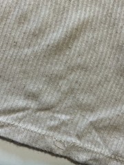 Ever Brand Made In USA Ribbed Natural Thermal Crewneck Long Sleeve Shirt Sz. M